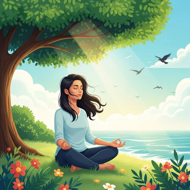 Self-Renewal and Mindfulness in Serene Nature Setting