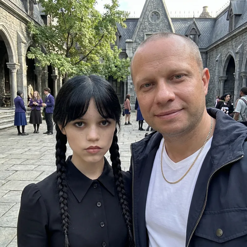 Stunning Portrait Selfie with Wednesday Addams