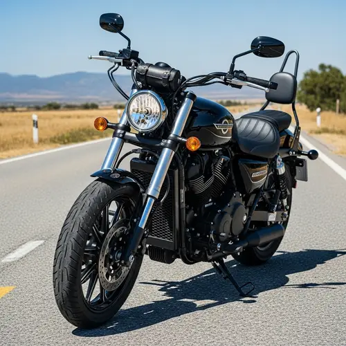 Sleek Motorcycle for Adventure Enthusiasts