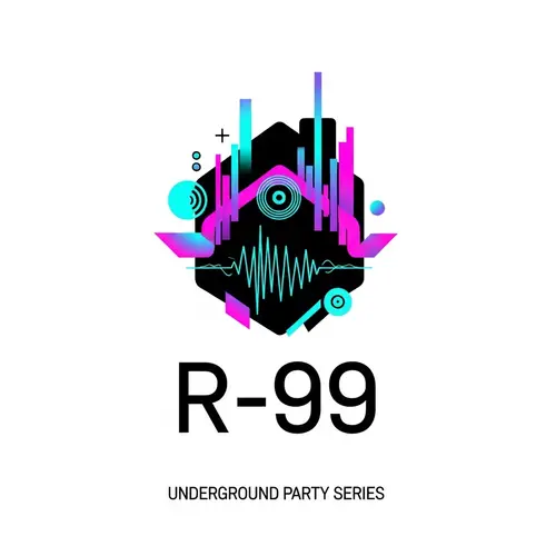 R-99 Underground Party Logo Design | Futuristic & Edgy