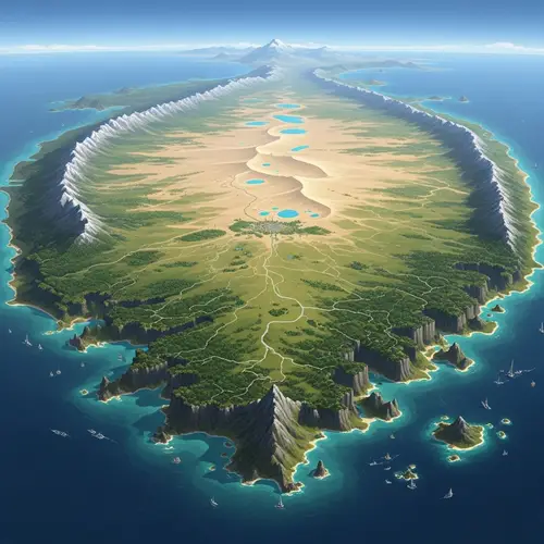 Explore the Unique Island Continent Map