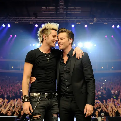 Brotherly Affection: Bill Kaulitz Kisses Tom Kaulitz (2007)