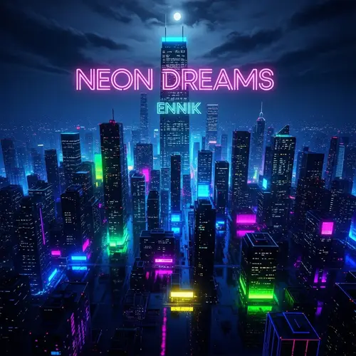 Neon Dreams Album Cover by Ennik