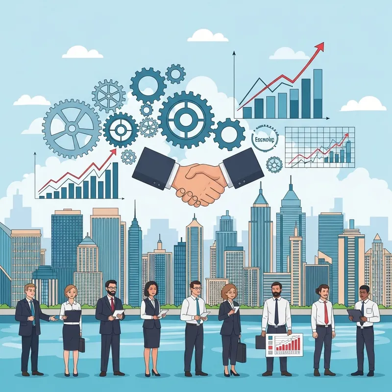 Economic Growth Through Design: A Vibrant Cityscape Story