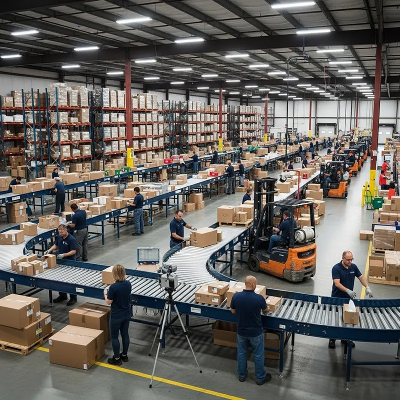 Diverse & Efficient Distribution Center Operations: Daytime Hustle