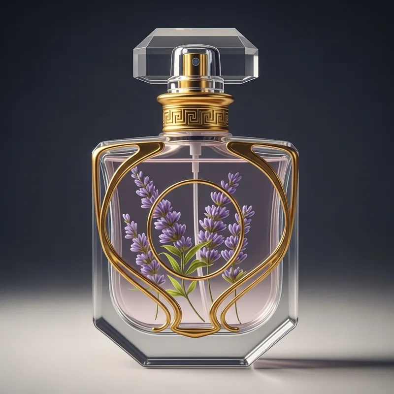 1920s Art Deco Vintage Perfume Bottle