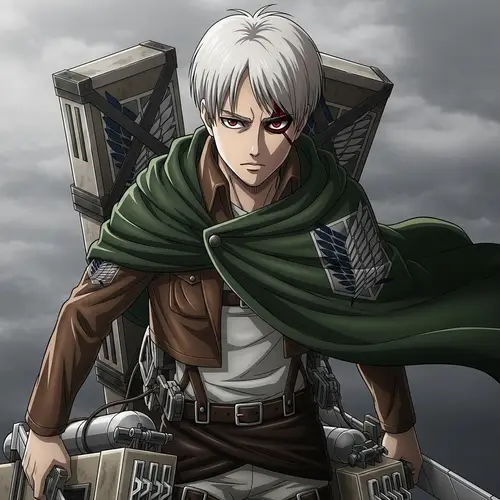 Scouts Regiment Soldier | Wings of Freedom - Ashen White Hair