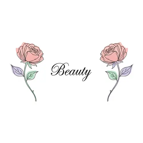 Delicate Beauty Logo Design | Floral Elements