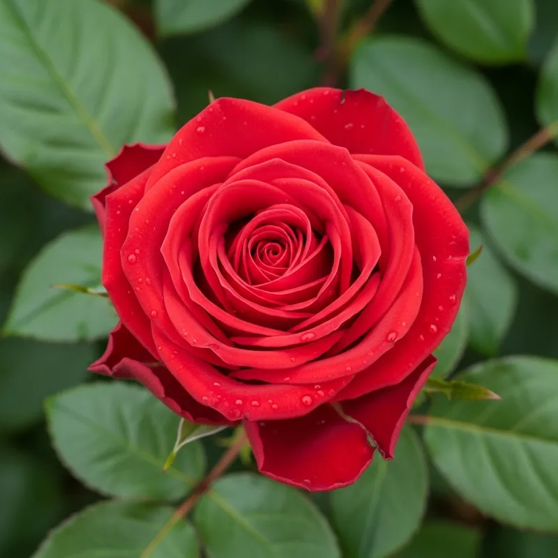 Elegant Deep Red Rose in Full Bloom | Floral Beauty Elegant Deep Red Rose in Full Bloom | Floral Beauty