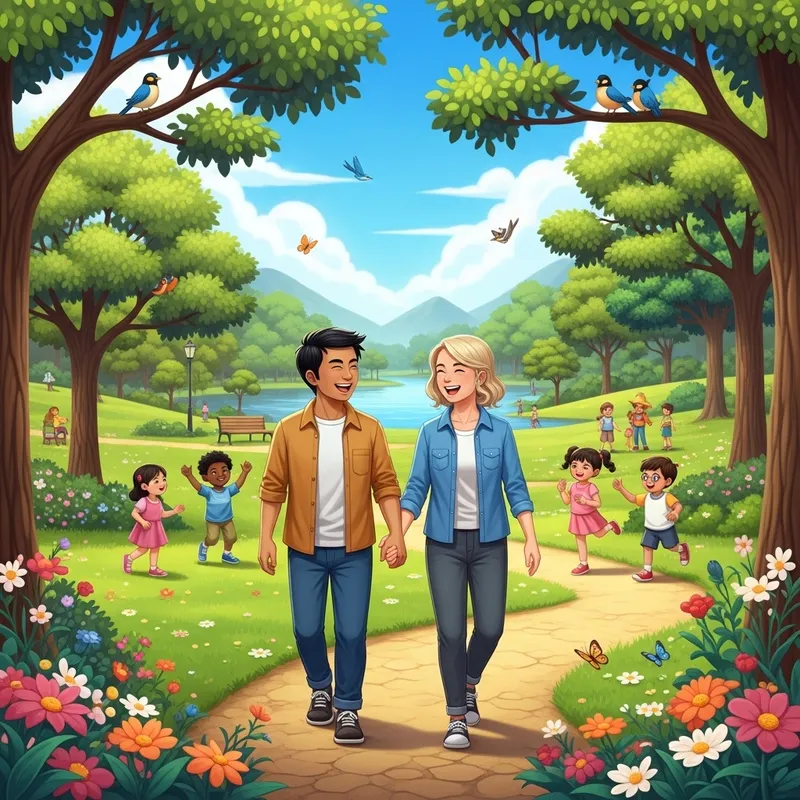 Jeena Tere Sang - Capturing Moments of Togetherness in a Green Oasis