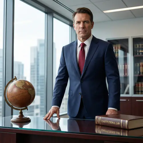 Confident Lawyer Portrait in Modern Office