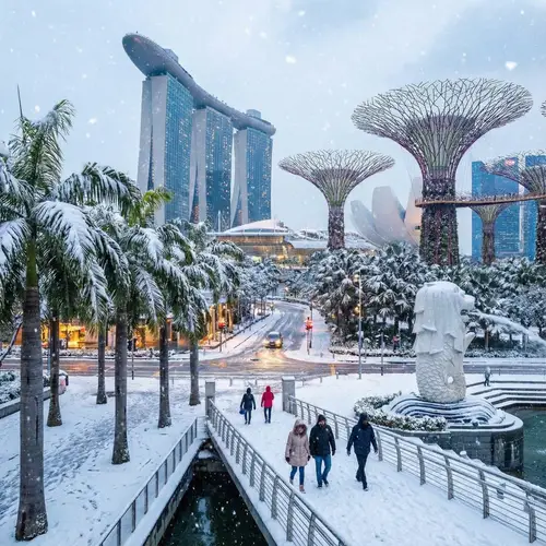 Snow in Singapore: A Rare Winter Wonder