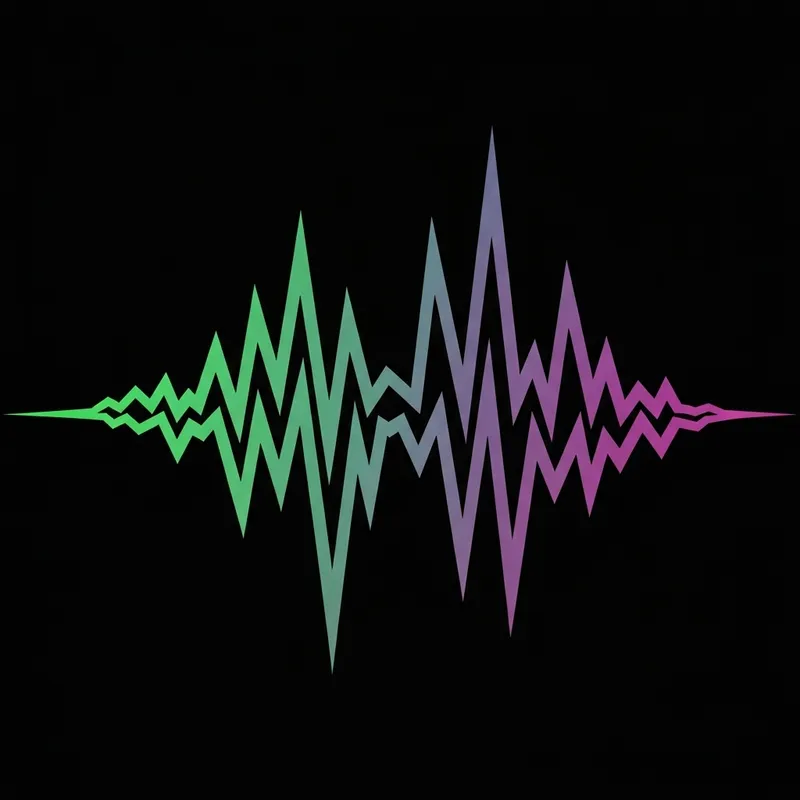 Punk Rock Audio Wave Logo Design Punk Rock Audio Wave Logo Design