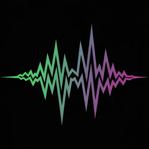 Punk Rock Audio Wave Logo Design