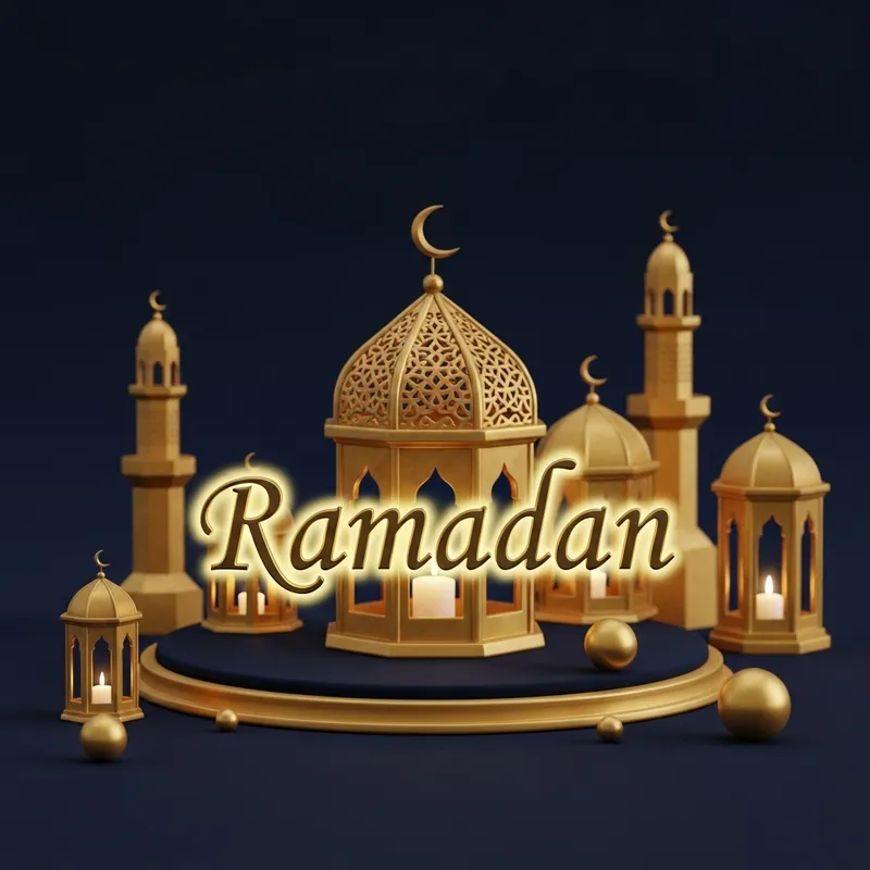 Ramadan 3D Scene with Perfect Lighting | Photorealism, 8K UHD
