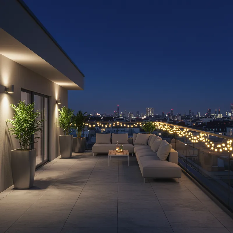 Modern Rooftop Terrace Interior Design Ideas
