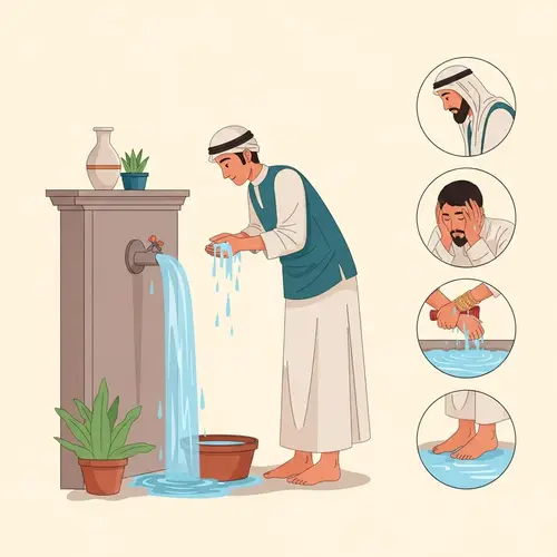 Islamic Ritual of Wudu: Steps for Purification