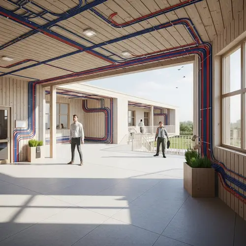 School Building Design and Wiring System