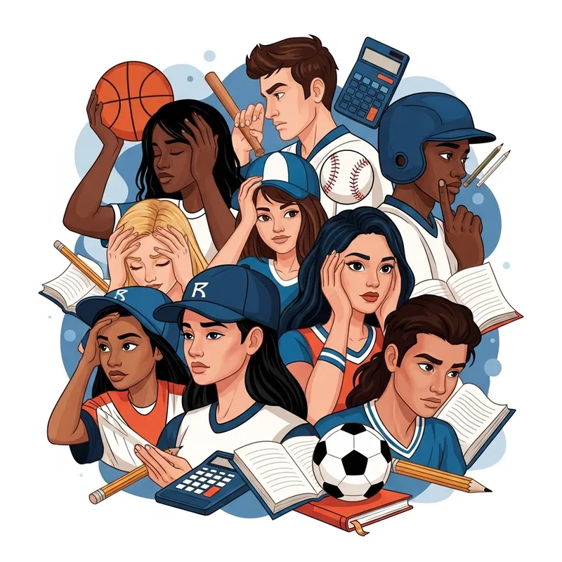 Inner Struggles of Student-Athletes: An Abstract Journey