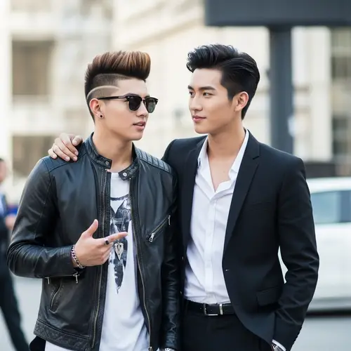 Justin Bieber & Cha Eun Woo: Urban Fashionable Friendship