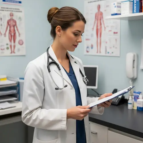 Professional Woman Doctor | Dedicated Physician in Well-Equipped Clinic