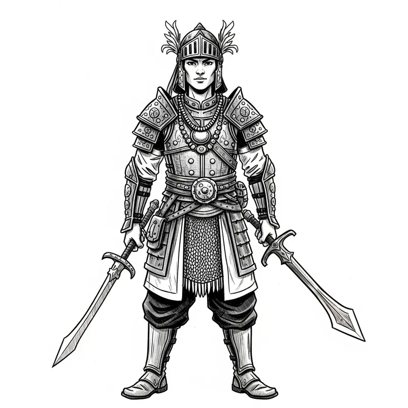 17-Year-Old Filipino Warrior: Ancient Attire & Local-Inspired Accoutrements