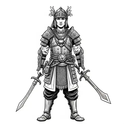 17-Year-Old Filipino Warrior: Traditional Attire & Local-Inspired Armor