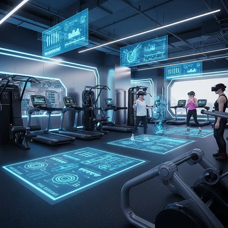 Futuristic Gym: Cutting-Edge Technology & Innovative Design