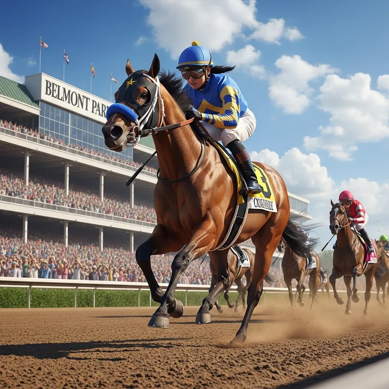 Dynamic Racehorse Triumphs at Belmont Park