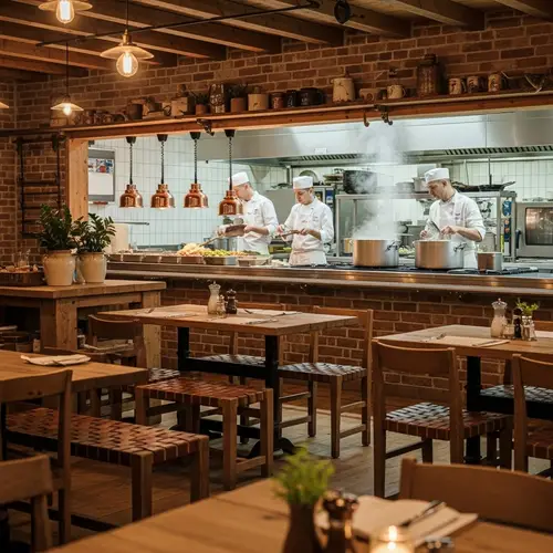 Rustic Cafeteria: Heartwarming Dining Experience