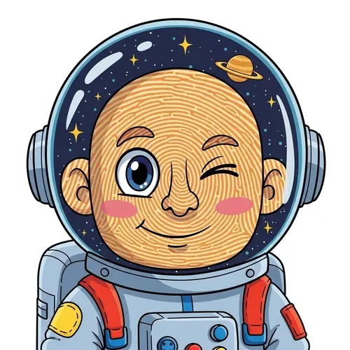 Creative Fingerprint Art & Fantasy Astronaut Designs