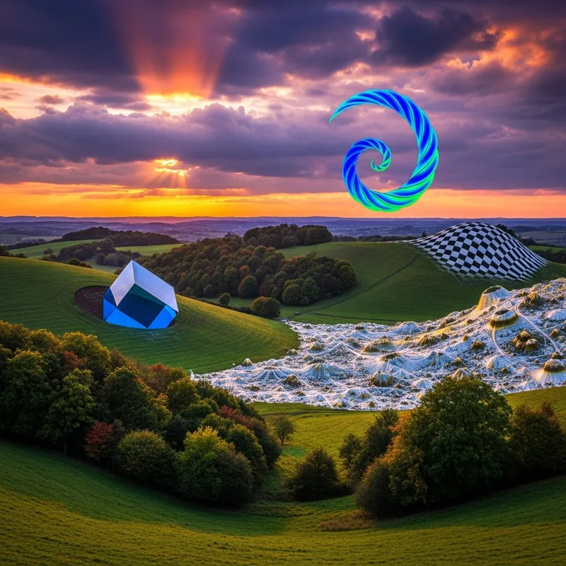 Landscapes, Abstract Art: Fusing Natural Beauty with Artistic Expression