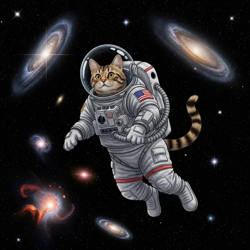 Space Cat: Discover the Cosmos with the Adventurous Feline