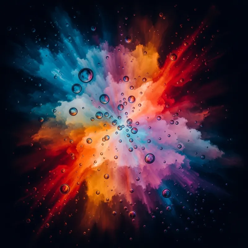 Abstract Chemical Reactions: Colorful Dynamics