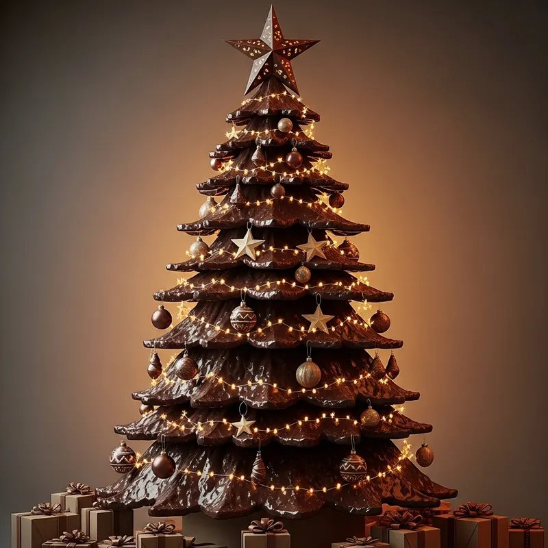 Chocolate Christmas Tree: Festive Sweet Delight