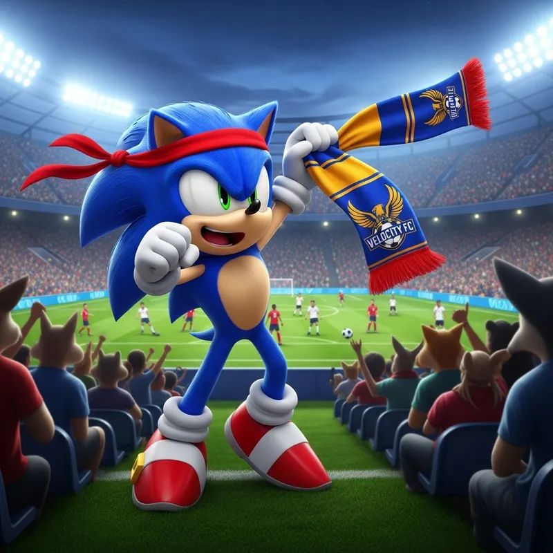Sonic's Favorite Soccer Team Identity