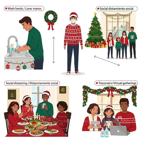 Christmas Precautions: Social Distancing, Clean Spaces & Virtual Gatherings
