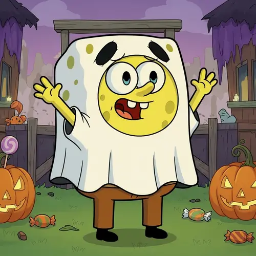 SpongeBob Halloween Costume: Festive & Spooky Character