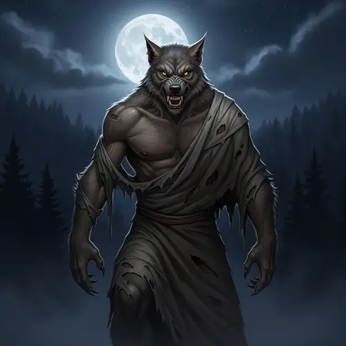 Fascinating Werewolf Transformation Under the Full Moon