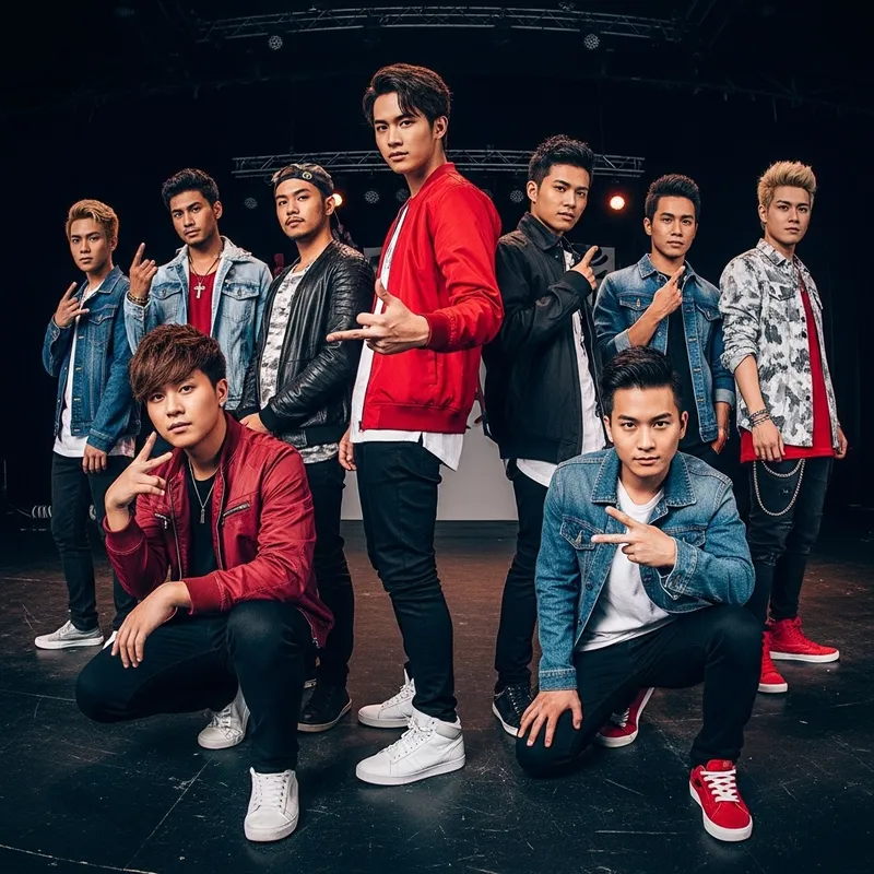 Dynamic K-Pop Group BTS: Captivating Portrait Dynamic K-Pop Group BTS: Captivating Portrait