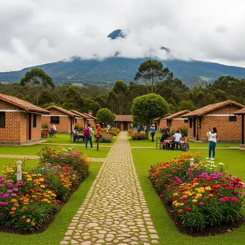 Peaceful Campground in Colombian Countryside | Monserrate Mountain View