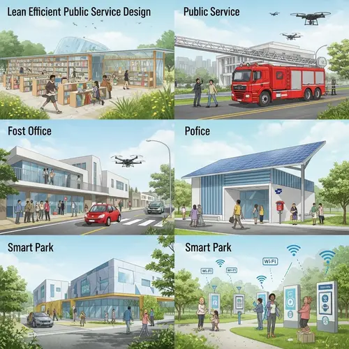 Futuristic and Sustainable Public Service Designs