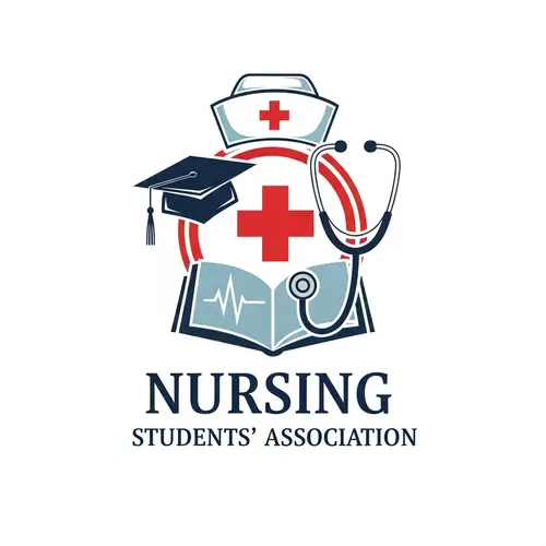 Nursing Students' Association Logo Design | Symbolic & Academic Elements