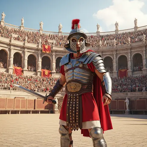 Me as a Gladiator in the Arena