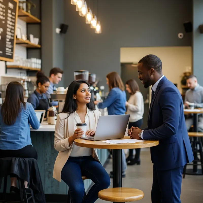 Dynamic Tech Recruiter Arranging Unsolicited Meeting with South Asian Software Engineer