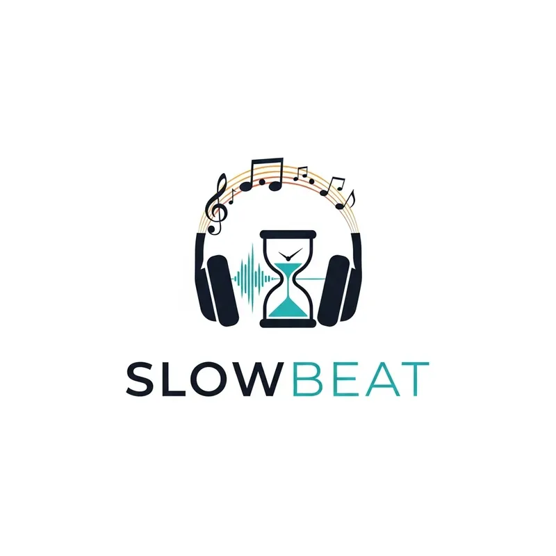 Creative Logo Design for Slowbeat Headphone Company