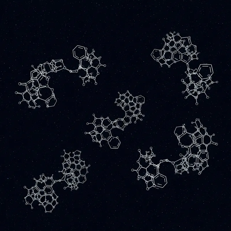 Kaleidoscopic DMT Molecules in Outer Space