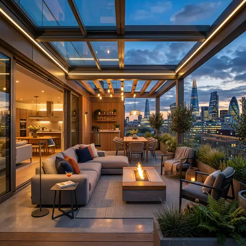 Modern Rooftop Terrace Interior Design Ideas