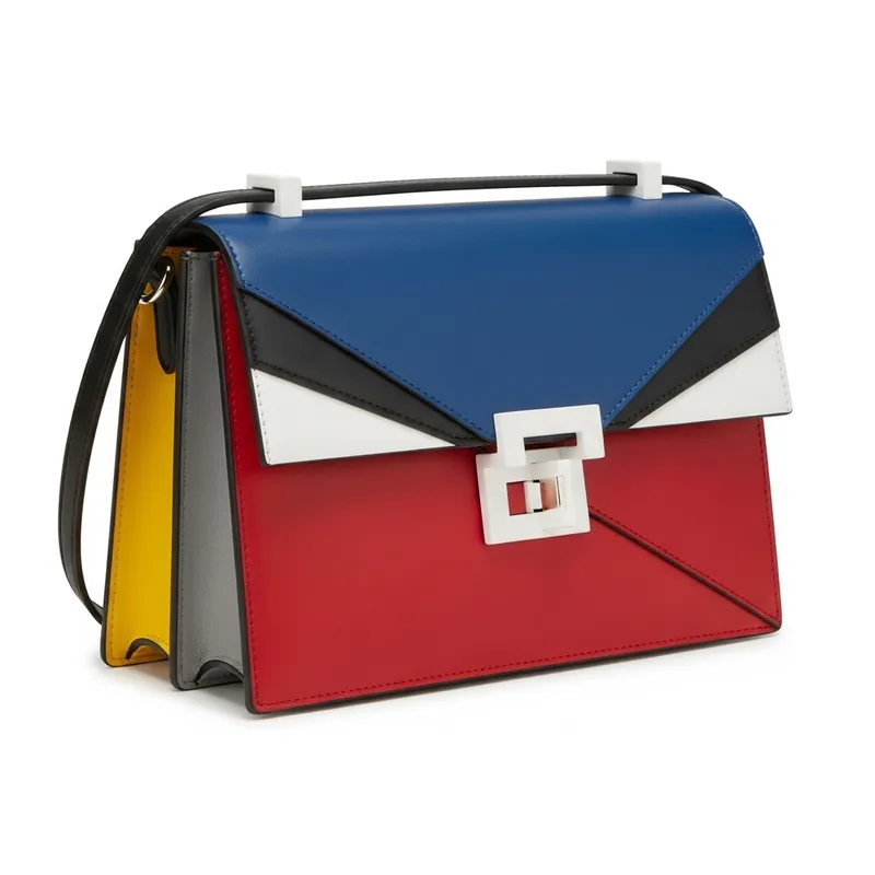 Bauhaus Style Women's Handbag: Minimalist Design