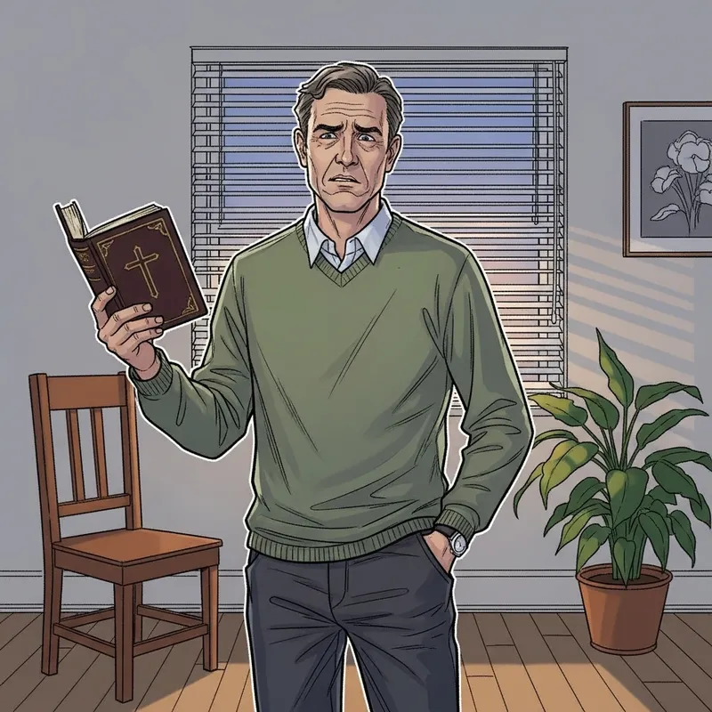 Skeptical Religious Figure: A Conceptual Sketch Study